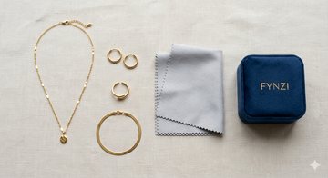 How to care for gold plated jewellery Pakistan — cleaning and storage guide Fynzi